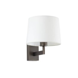 Apliques Faro Artis Bronce Pantalla Blanca 