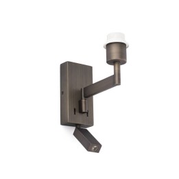 Apliques Faro Artis Articulado E27 Lector Led 3W Bronce 