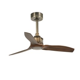 Ventiladores de Techo Faro Just Fan Xs Ø810 Mm Oro Viejo 3 Palas Madera 