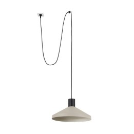 Faro Kombo Colgante Con Clavija Beige Ø400 1X E27 