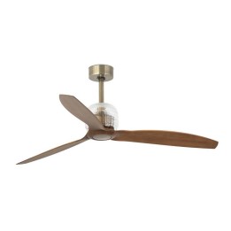 Ventiladores de Techo con luz Faro Deco Fan Ø1280 Mm Oro Viejo 3 Palas S/R 