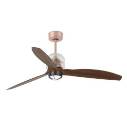 Ventiladores de Techo con luz Faro Deco Fan Ø1280Mm Cobre 3 Palas 17W 3000K S/R 