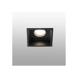 Lámparas empotrables Faro Hyde Negro Cuadrado Fijo Gu10 Ip44 