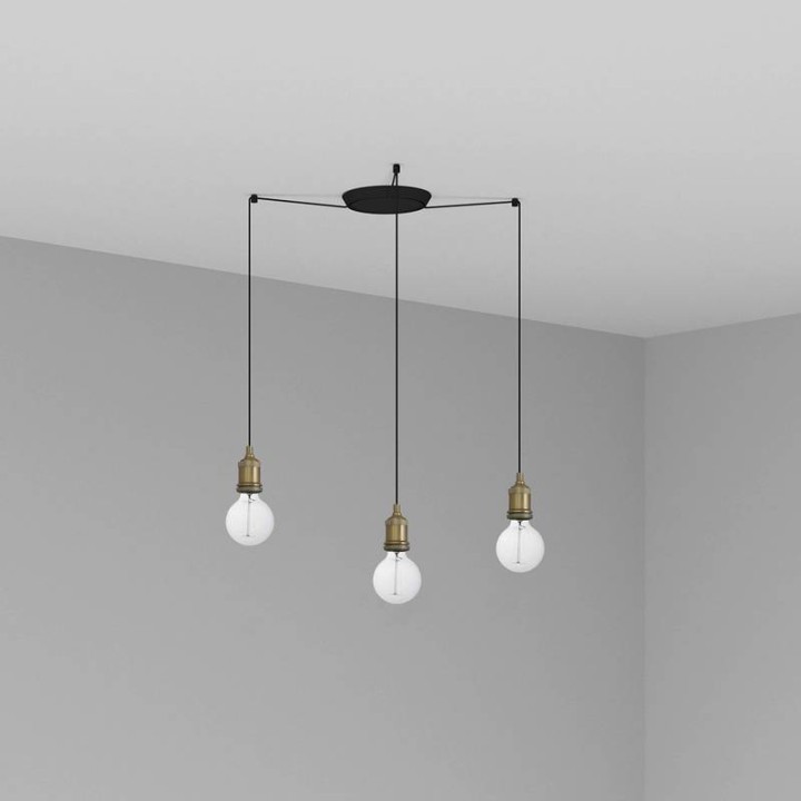 Lámpara colgante Faro Art Oro Viejo 1Xe27 60W 3L 