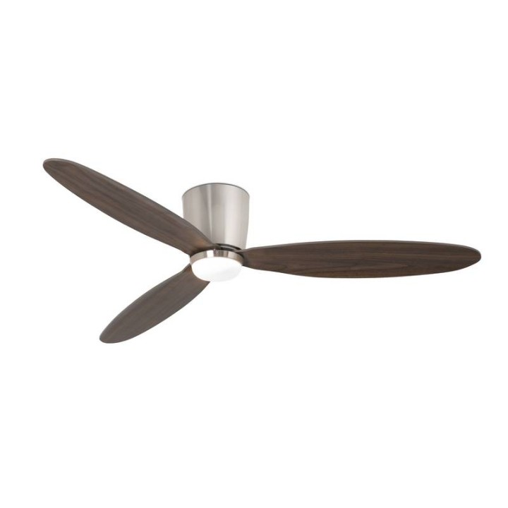 Ventiladores de Techo Faro Nias Ø1320Mm Niquel Mate 3 Palas 15W 3000K 