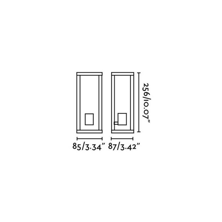Apliques de Exterior Faro Tamashi Gris Oscuro 1Xe27 