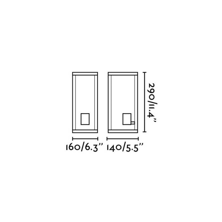 Apliques de Exterior Faro Nala Gris Oscuro E27 