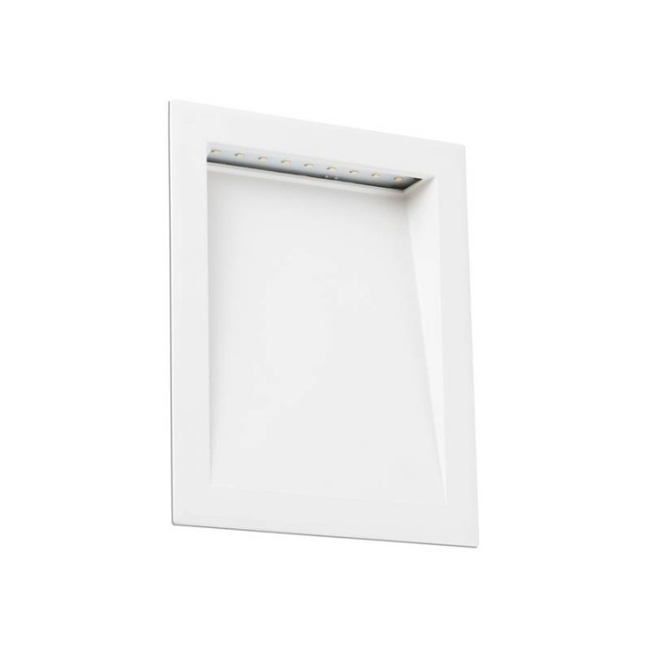 Apliques de Exterior Faro Soun-1 Empotrable Blanco Led 8W 3000K 