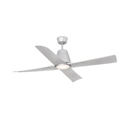 Ventiladores de Techo con luz Faro Typhoon Ø130 Dc Gris 4 Palas 19W 3000K S/R 