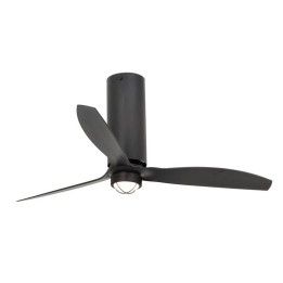 Ventiladores de Techo con luz Faro Tube Fan Ø1280Mm N/M 3 Palas Negras 17W 3000K S/R 