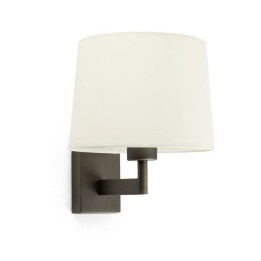 Apliques Faro Artis Bronce Pantalla Beige 