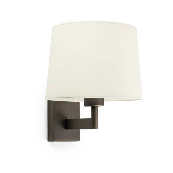 Apliques Faro Artis Bronce Pantalla Beige 
