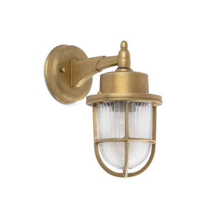 Apliques de Exterior Faro Nahir Laton E27 