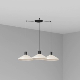 Lámpara colgante Faro Kombo Beige Ø400 1X E27 3L 