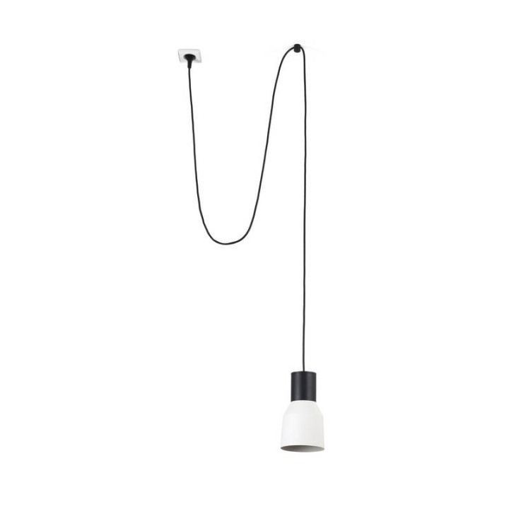 Faro Kombo Colgante Con Clavija Beige Ø120 1X E27 