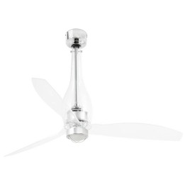 Ventiladores de Techo con luz Faro Eterfan Ø 1280Mm Cristal Palas Trans 17W 3000K S/R 