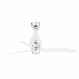 Ventiladores de Techo con luz Faro Mini Eterfan Ø1280Mm Cristal Palas 17W 3000K S/R 