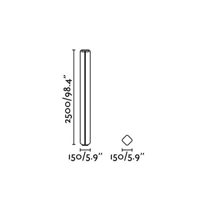 Farolas Faro Bu-Ohgris Oscuro Led 42W 3000K 