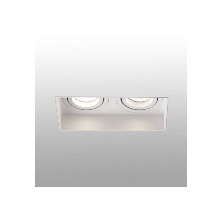 Lámparas empotrables Faro Hyde Blanco Cuadrado Orient S/M 2L Gu10 