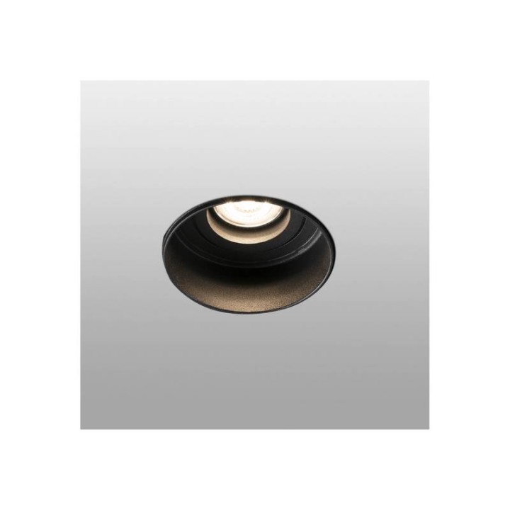 Lámparas empotrables Faro Hyde Negro Redondo Orientable S/M Gu10 