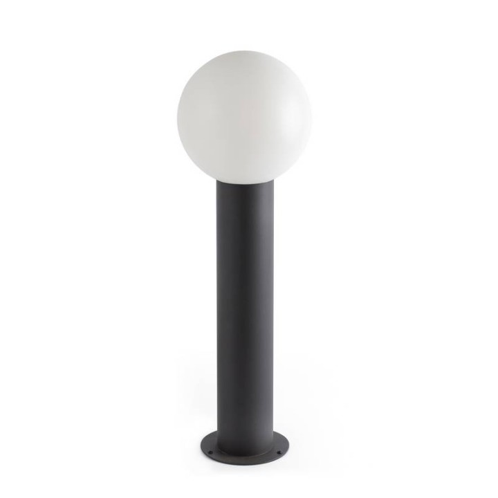 Lámparas sobremuro Faro Moon Baliza Gris Oscuro H610 1Xe27 Max 15W 