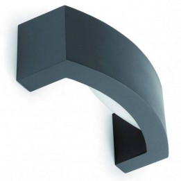 Aplique de aluminio Iny. ANCORA Exterior Gris Oscuro E27