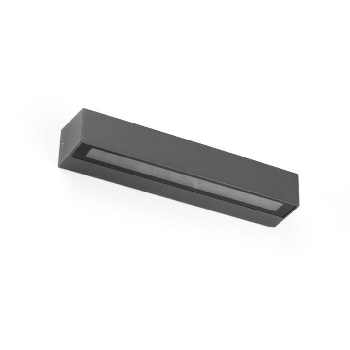 Apliques de Exterior Faro Doro-20 Led 2X10W 3000K Gris Oscuro 
