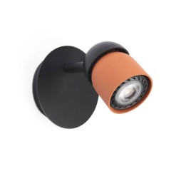 Apliques Faro Coco Negro / Terracota 1Xgu10 
