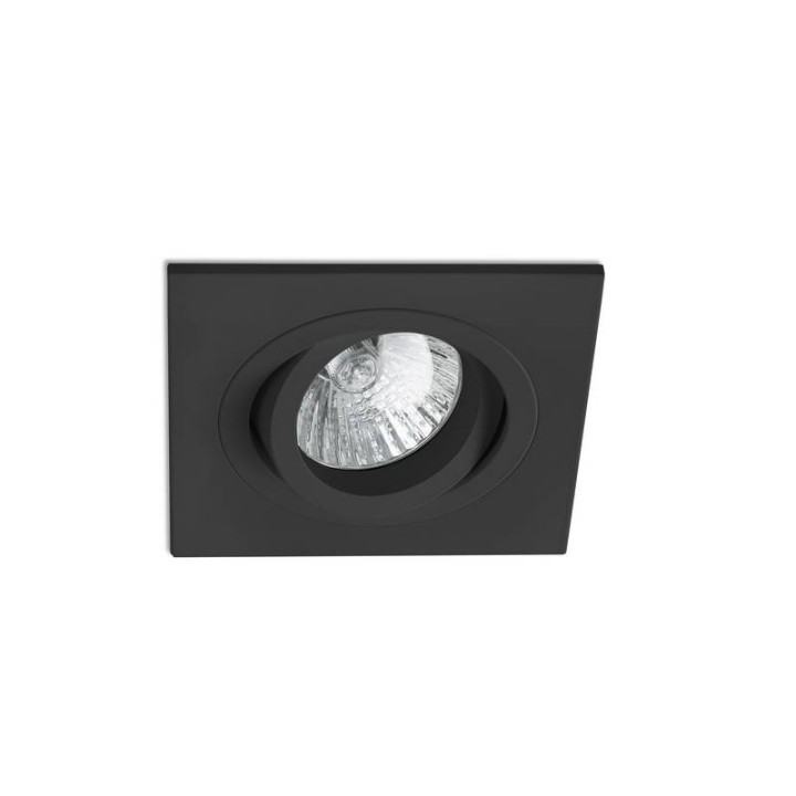 Lámparas empotrables Faro Radoncuad. Negro Gu10/Mr16/Led 