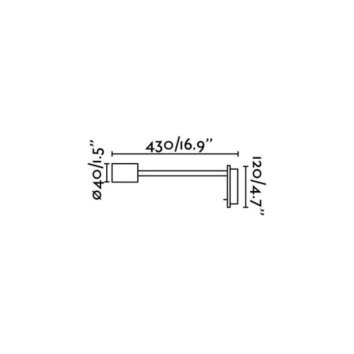 Apliques Faro Leser Lector Niquel Satinado 5W 3000K 