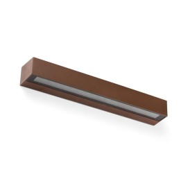 Apliques de Exterior Faro Doro-28 Led 2X14W 3000K Marron Oxido 