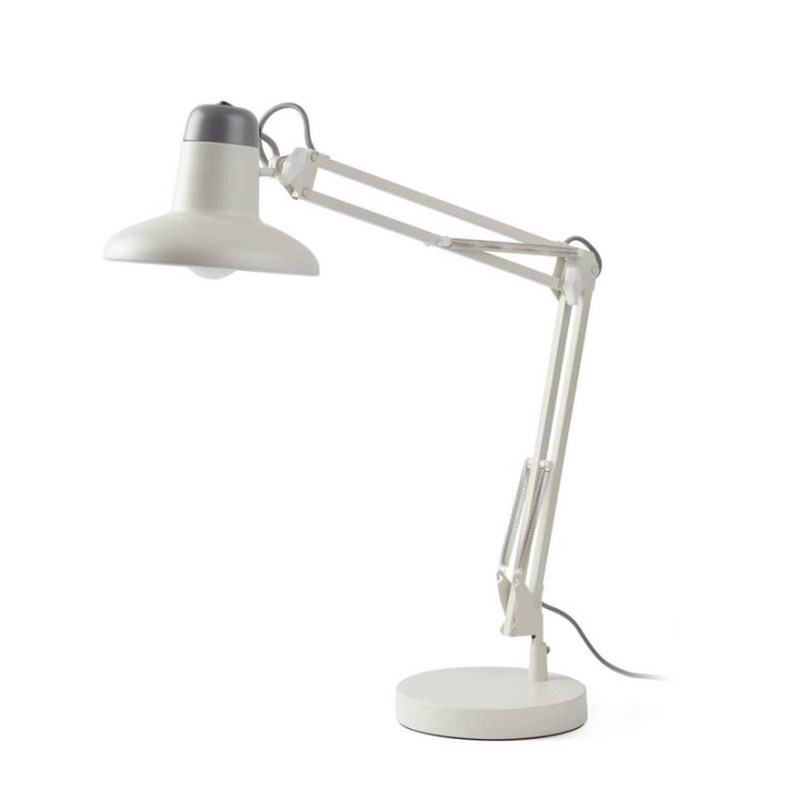 Lámparas Faro Snap Flexo Sobremesa Blanco Roto 1Xe27 Max 15W 
