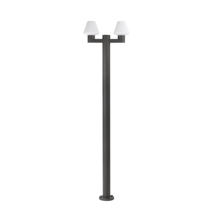 Farolas Faro Mistugris Oscuro 2Xe27 Max 15W 