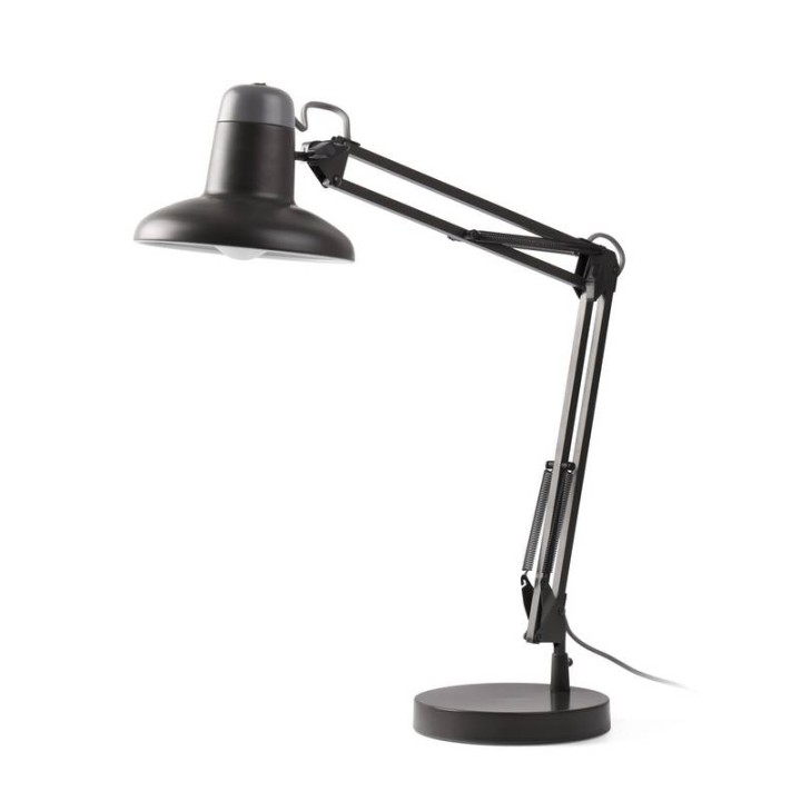 Lámparas Faro Snap Flexo Sobremesa Gris Oscuro 1Xe27 Max 15W 