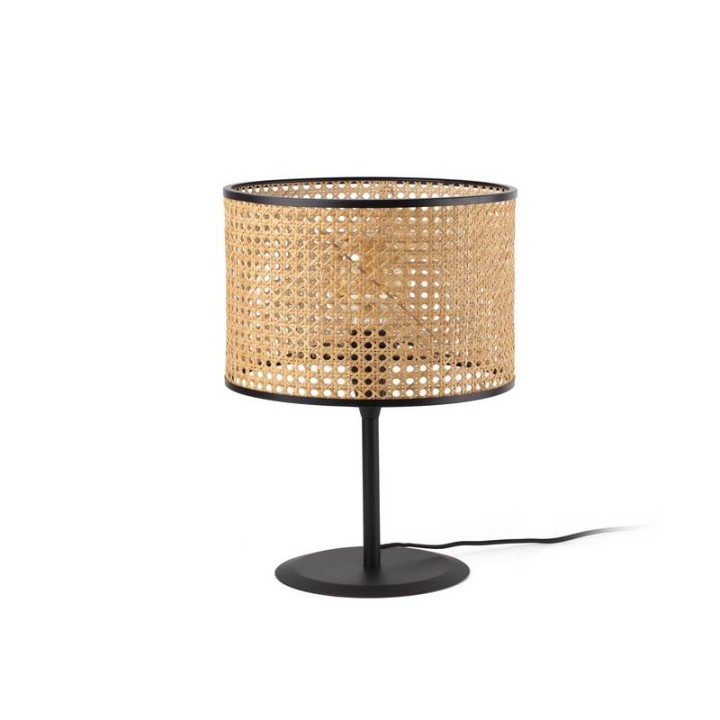 Lámparas Faro Mambo Sm Negro P. Ratan E27 Ø320*213*Ø320 