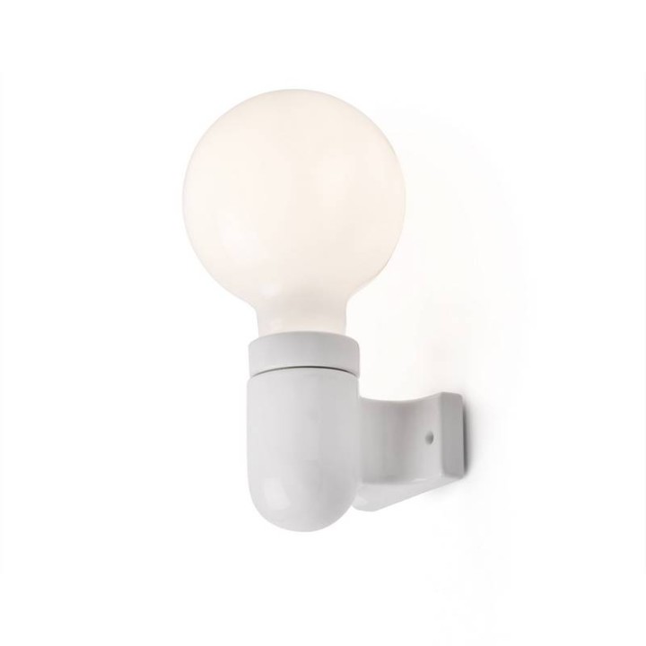 Apliques Faro Sera Ceramica Blanco 1L E27 