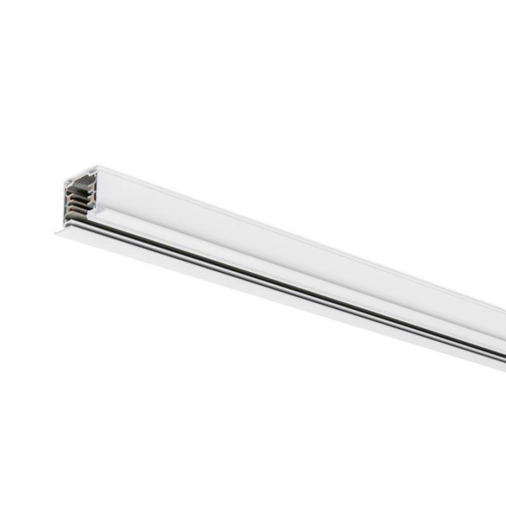 Lámparas empotrables Faro Carril Trifasico 1M Blanco 
