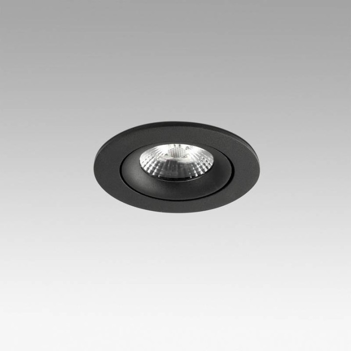 Lámparas empotrables Faro Naisorientable Negro 7W 2700K 36° 