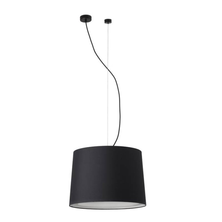 Lámpara colgante Faro Conga Negro P. E27 Ø500*350*Ø450 Negra 