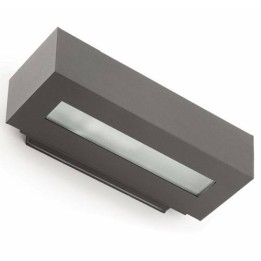 Aplique de aluminio Iny. WEST-2 Exterior Gris Oscuro E27