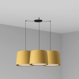 Lámpara colgante Faro Samba Negro P. Encint E27 Ø500*350*Ø450 Amari 