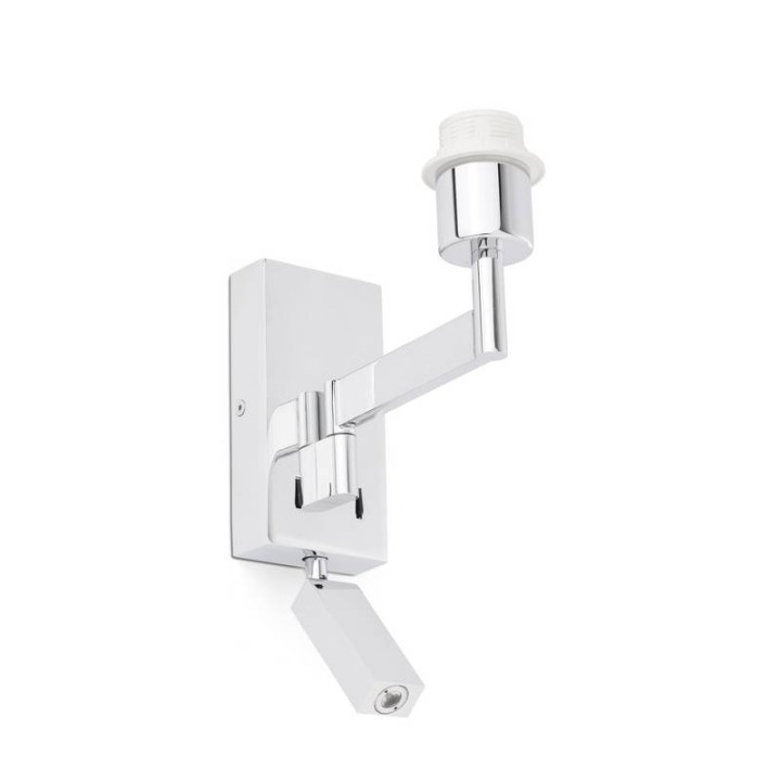 Apliques Faro Artis Articulado E27 Lector Led 1W Cromo 