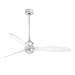 Ventiladores de Techo con luz Faro Just Fan Ø1280Mm Cromo Palas Trans 17W 3000K S/R 