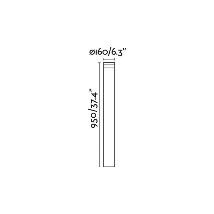 Balizas Faro Bast Negro 25W 3000K H1000 