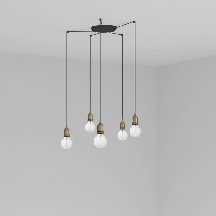 Lámpara colgante Faro Art Oro Viejo 1Xe27 60W 5L 