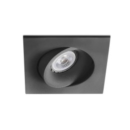 Lámparas empotrables Faro Argoncuadrado Negro Gu10/Mr16/Led 