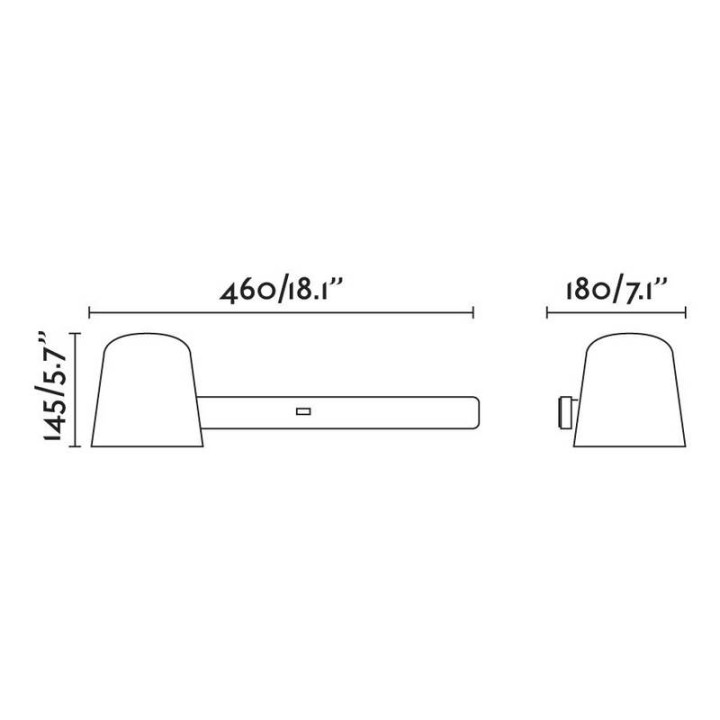 Apliques Faro Tila Blanco 1Xe27 