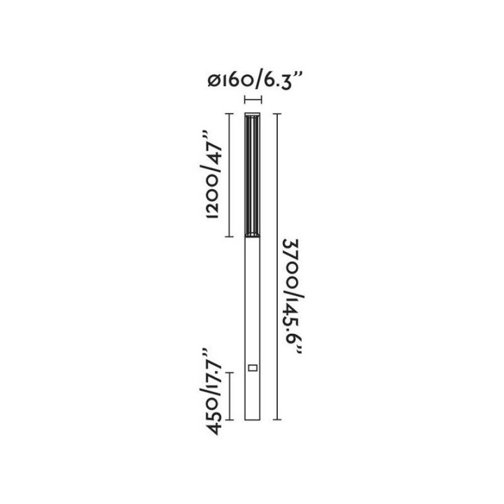 Farolas Faro Screen3.7M2700K Cri90 He 360º Dali 100-240 
