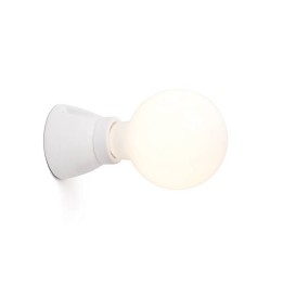 Apliques Faro Kera Ceramica Blanco 1L E27 