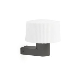 Apliques de Exterior Faro Muffin Gris Oscuro 1Xe27 Max 15W 